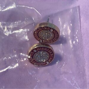 New Michael Kors stud earrings Red